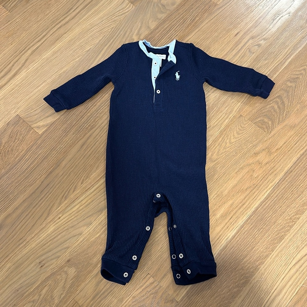 Ralph Lauren Waffle Romper